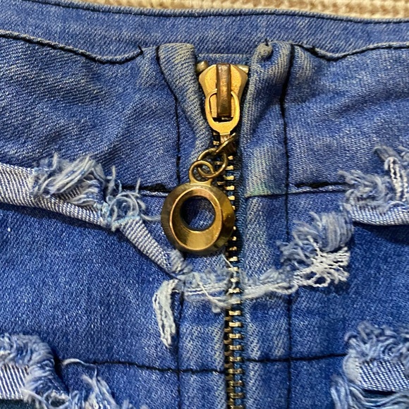 Sicko Cartel layered denim mini skirt - Picture 3 of 3